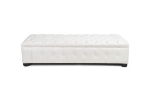 AMA banqueta chesterfield blanco