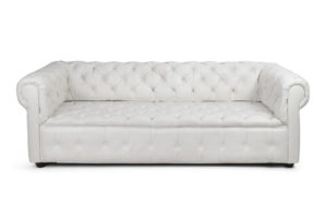 AMA sofa chesterfield blanco