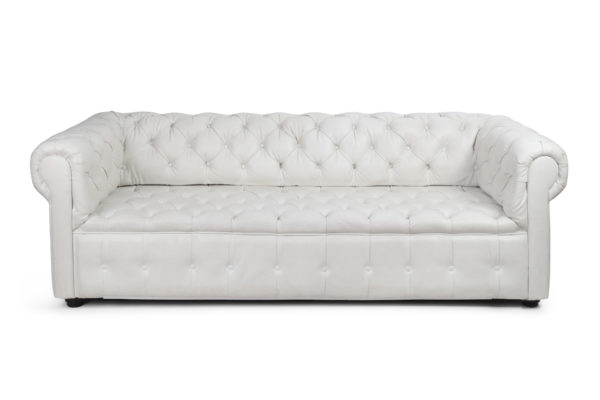 AMA sofa chesterfield blanco